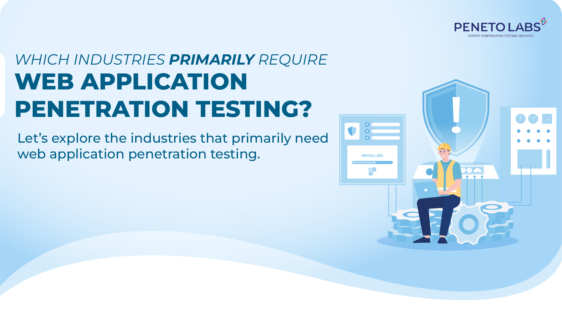 Which Industries Primarily Require Web Application Penetration Testing?